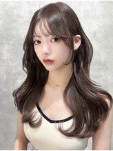 シティ(CITY) くびれヘア レイヤーカット 韓国レイヤー 顔まわりカット