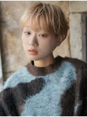 大人可愛い20代30代40代黒髪前下がりひし形小顔ボブ丸みショート