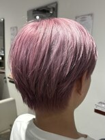 オーシャントーキョー 渋谷(OCEAN TOKYO)&nbsp;ピンクカラーマッシュハイトーンカラーツーブロック