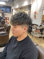 メゾンフォーメン 心斎橋店(Maison for men)&nbsp;フェードカット　スペインカール