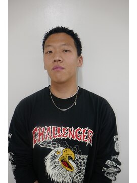 ルックグッドストア(LOOK GOOD STORE) メンズカットアップバングスパイキーショートブルーブラック