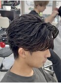 フェザーショート フェザーパーマ 熊本メンズパーマ