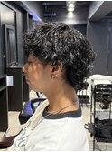シャドウパーマ＆ツイストスパイラルパーマ＆ミニウルフ＆men's