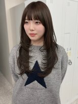 イロウ 天神大名店(IROW)&nbsp;レイヤーカット 韓国風レイヤー 顔周りカット 美髪