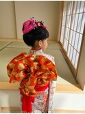 和ヘアセット七五三