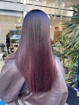 エル 横浜 ウエスト(eL 横浜 west) ブリーチなし艶々レッドカラー/髪質改善ケラチントリートメント