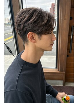 リドル ヘアー 駒生店(Riddle HAIR) センターパート×ハイライト