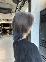 ヴァイス 渋谷店(VAICE)&nbsp;インナーカラー ネイビーブルー