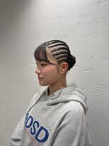 リエート 四条河原町(Lieto) コーンロウブレイスエクステ10代20代ダンスへアセット