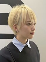 ブレス ヘアデザイン(BLESS hair design)&nbsp;静岡駅ショートボブショートカット顔まわりレイヤーカット韓国風