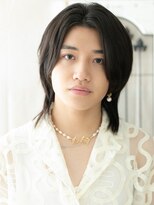 モッズヘア メン 南越谷南口店(mod's hair men) 伸ばしかけかき上げブラック学生ウルフ韓国メンズカットI南越谷