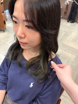 エンバイフラワー(enn by flower) インナーくすみグリーンカラー