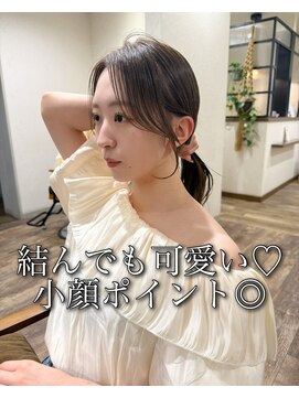 サク(Sac.) 顔周りカット×前髪カット×透明感カラーSac.栃木優佑