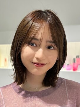 アビーツー(ABBEY2) 切りっぱなしボブくびれミディ垢抜けボブ外ハネボブぱつっとボブ