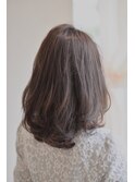 【リュドール 相葉】上品な前髪長めのミディアムスタイル