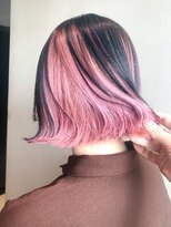 アルバム 銀座(ALBUM GINZA)&nbsp;ピンクインナー_ボブルフクールショートピンクベージュ_ba312083