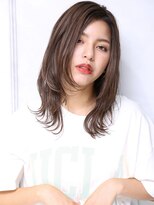 クラッチ トリートメント アンド ヘッドスパ 江坂(CLUTCH)&nbsp;tokio　ショコラベージュ　こなれミディ　大人可愛い　カール