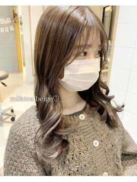 プラグ バイ ネオリーブ(plug by neolive) ブリーチなしミルクティーベージュ☆【tomoka】