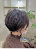 【コトノハ】大人可愛い20代30代40代 ショートボブ丸みショート