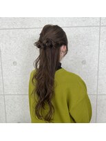 ヒップスアイズ(Hip's eyes)&nbsp;ハーフアップアレンジ☆【ヒップス大宮 北島奈那子】