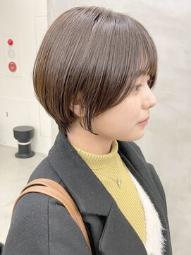 スー 渋谷(suu) マッシュショート丸みショートボブくびれショート黒髪ショート