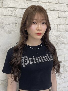 ハチ(HACHI) ブリーチなし！アッシュブラウンカラー♪