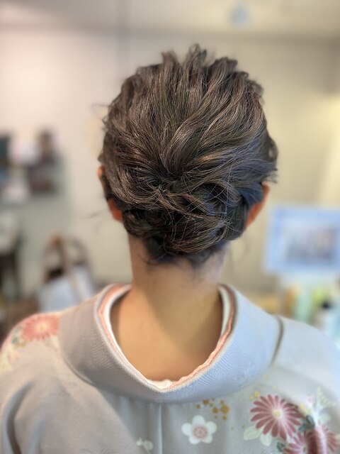 ボブでもできる卒園式ヘアアレンジ