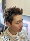 メンズスパイキーショート