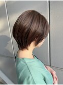 first泉中央/長浜正博/ショート/丸みショート/ショコラブラウン