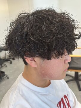 フゥ 宇都宮(FeU) 波巻きパーマメンズパーマメンズヘアツーブロックツイストパーマ