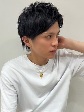 ネイロ 錦糸町(NeiRo) アッシュブラックカルマパーマベリーショートダークアッシュ