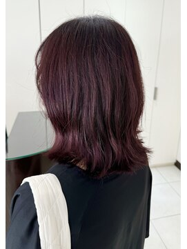 エムタニグチミュー(MTANIGUCHI Mieux) ミディアム/レッド/ワインレッド/ブリーチ無しカラー