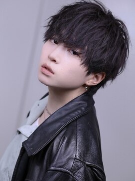 リップス 自由が丘(LIPPS) マットソフトツイストスパイラルパーマメンズミニウルフカット