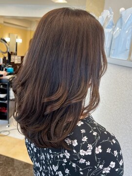 アントワープトーキョー(antwerp TOKYO) 40代50代大人ひし形レイヤー髪質改善白髪ぼかしハイライト