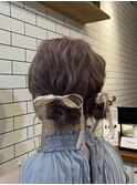 結婚式ヘアセット