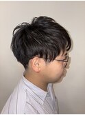 ツーブロックボリュームパーマ