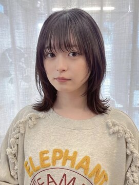 レル(lelu) ミディアムボブ×顔まわりレイヤー