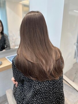 ノク 横浜(nok) ブラウン_イメチェン美髪外ハネボブホワイトブロンド
