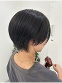 ハンサムショート×黒髪