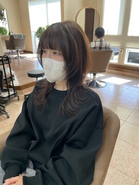 メルク(merc) カール/セミディ/シアーカラー/姫カット/ウルフ