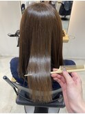 縮毛矯正＋髪質改善トリートメント