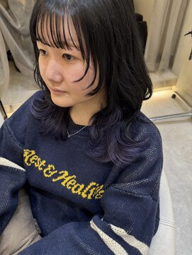 アナ ラーナ(Anna Lanna) インナーカラー×ブルーバイオレット