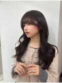 ワイドバングイメチェン美髪外ハネボブ+レイヤーカット韓国/池袋