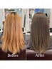 カット+ファッションカラー+髪質改善ヘアテンダー　￥15500→￥15000