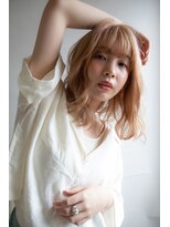 マイ ヘア デザイン 岡崎(MY hair design)&nbsp;ミディアムレイヤー＊グラデーションカラー＊ハニーベージュ