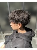 ツイストスパイラルパーマ/波巻きスパイラルパーマ/メンズパーマ