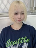 ブロンドヘア ぬきっぱなしブリーチ ケアブリーチ