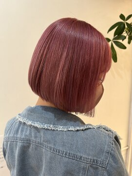 グランディール(Grandir) ダブルカラー　ピンク