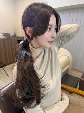 サク(Sac.) オリーブグレー×結んでも可愛い顔周りカットSac.栃木優佑