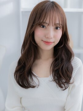 カバーヘア 上尾西口店(COVER HAIR) モテ髪シースルー前髪ラフウェーブくびれヘアc7上尾20代30代40代